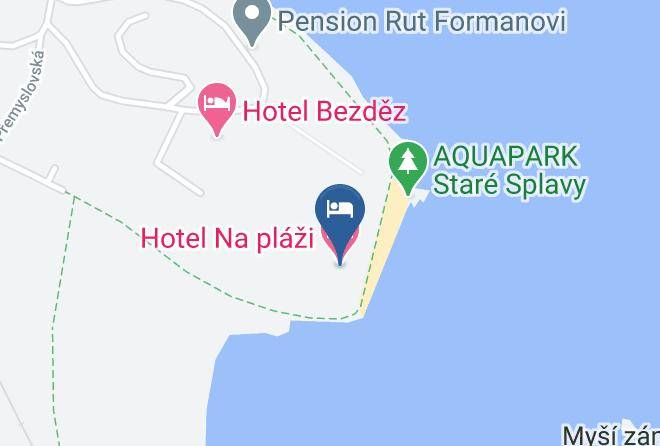 Ceska Lipa - Hotel On The Beach Maps
