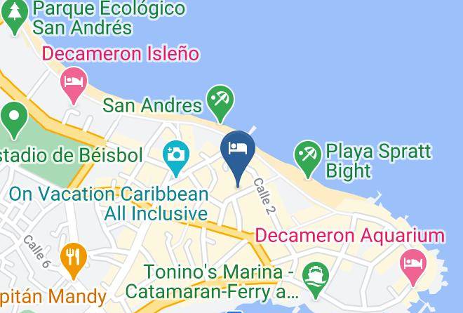 Hotel On Vacation Coral Flower Map