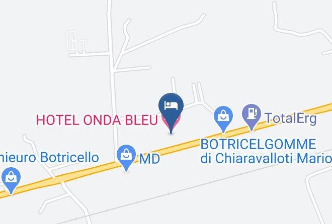 Catanzaro - Hotel Onda Bleu Maps