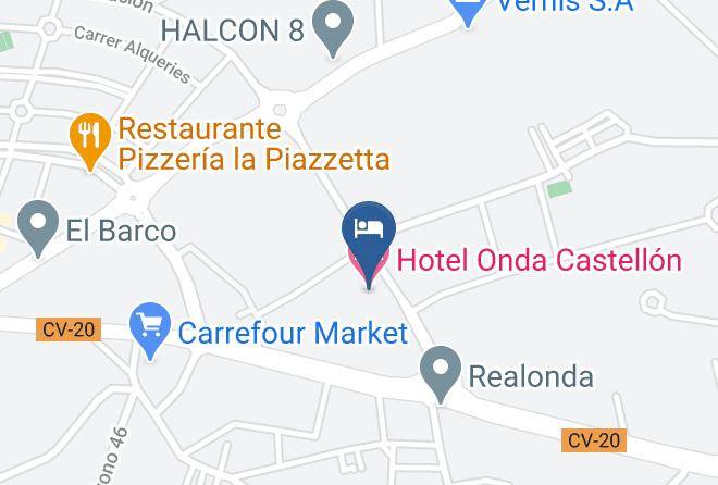Castellon - Hotel Onda Castellon Maps