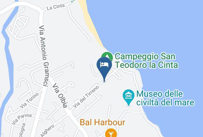Sassari - Hotel Onda Marina Maps