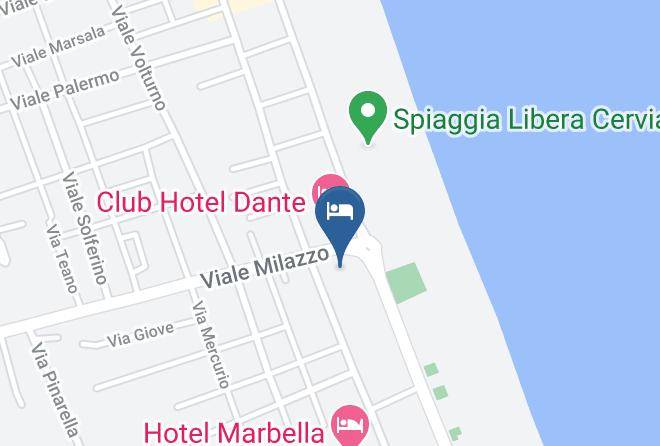 Ravenna - Hotel Ondina E Milazzo Maps