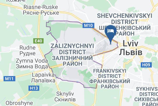 Lviv - Hotel One Eight Maps