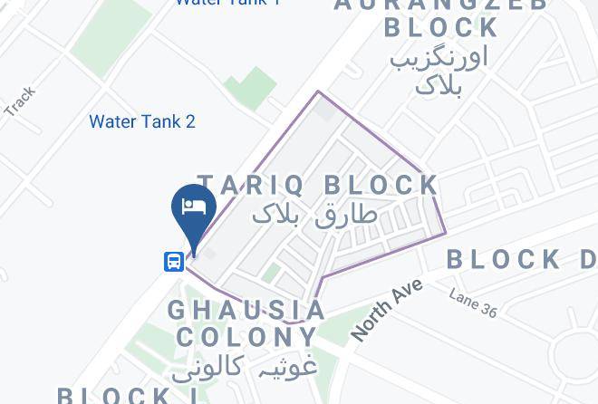 Islamabad - Hotel One Garden Town Maps
