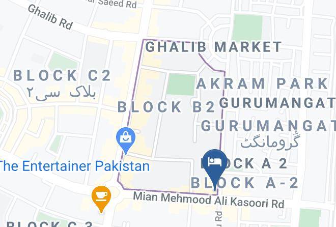 Islamabad - Hotel One Gulberg Maps