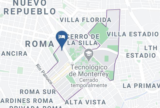 Monterrey - Hotel One Paseo Tec Maps