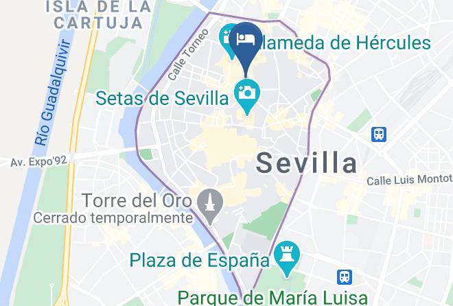 Seville - Hotel One Shot Palacio Conde De Torrejon 09 Maps