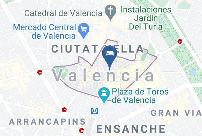 Valencia - Hotel One Shot Palacio Reina Victoria 04 Maps