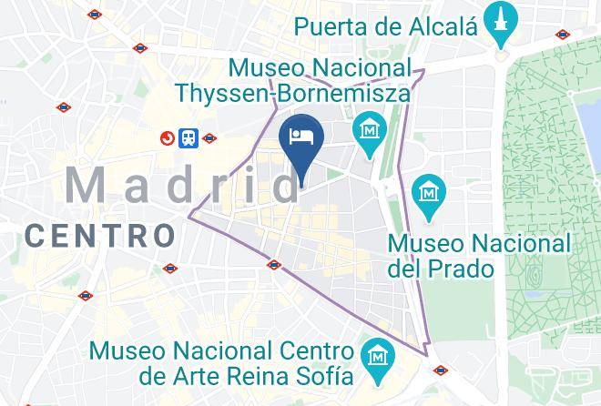 Hotel One Shot Prado 23 Map