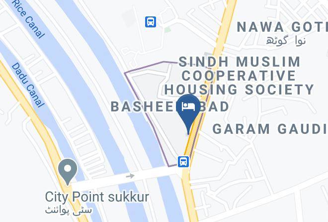 Karachi - Hotel One Sukkur Maps