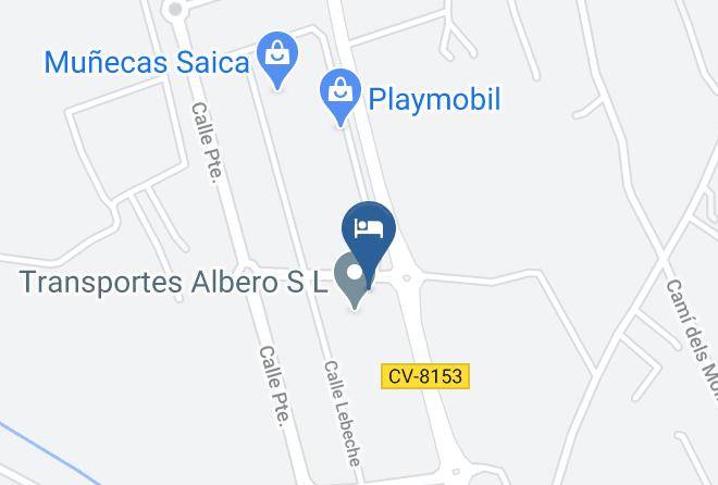 Alicante - Hotel Onil Maps