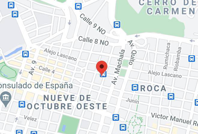 Guayaquil - Hotel Onix Gold Maps