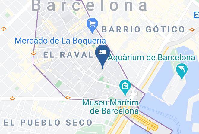 Barcelona - Hotel Onix Liceu Maps