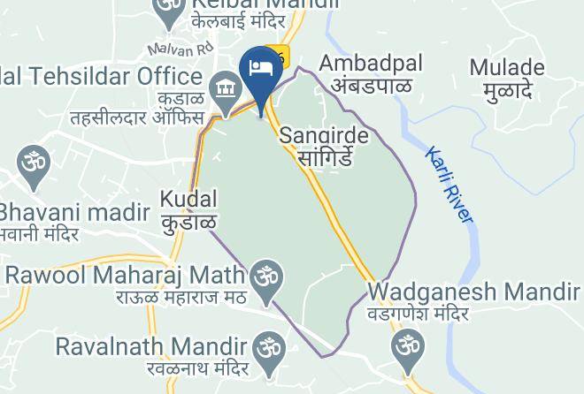 Kudal - Hotel Onkar Deluxe Maps