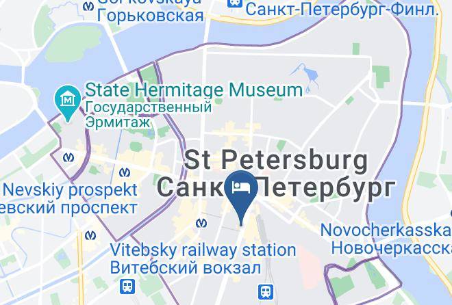 Saint Petersburg - Hotel Onyx Maps