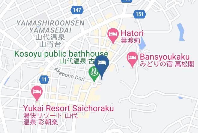 Kaga City - Hotel Oonoya Maps