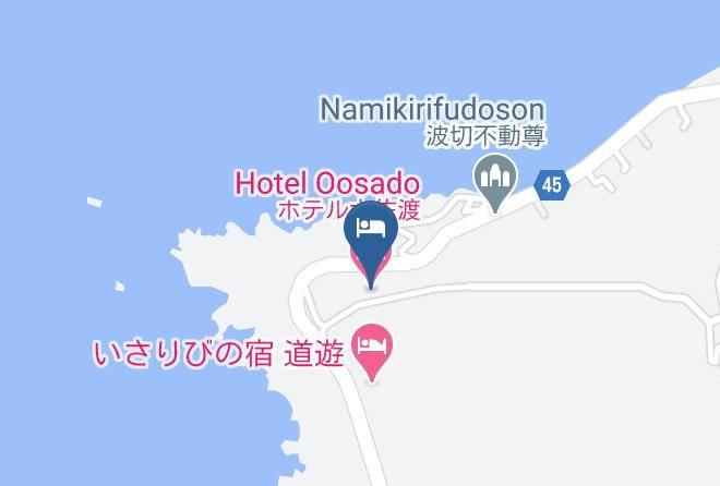 Sado City - Hotel Oosado Maps