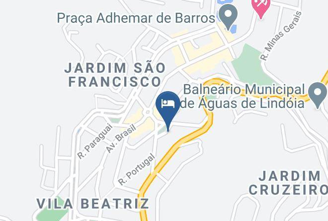 Aguas De Lindoia - Hotel Opala Maps