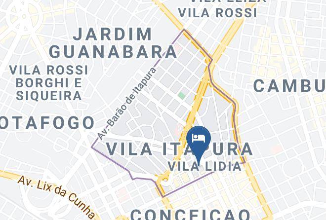 Campinas - Hotel Opala Regente Maps