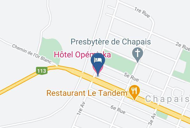 Nord Du Quebec - Hotel Opemiska Maps