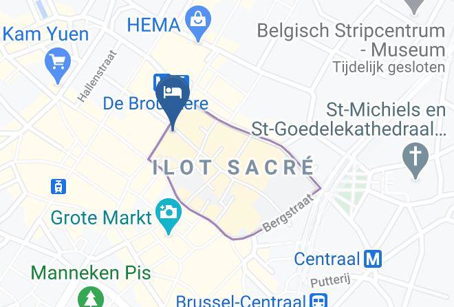 Safestay Brussels Map