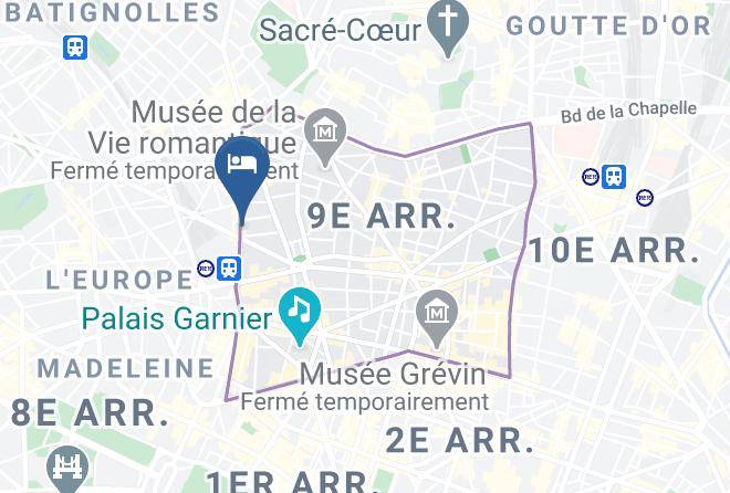 Paris - Hotel Opera Deauville Maps
