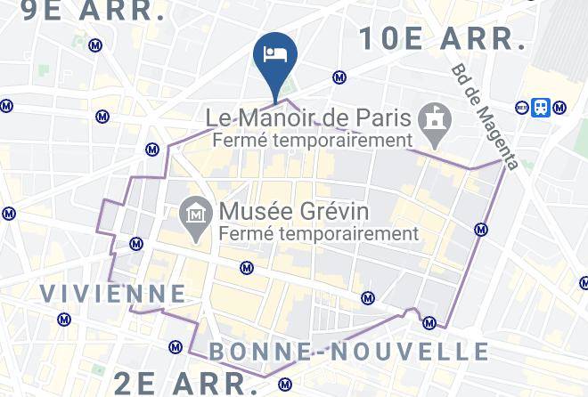 Paris - Hotel Opera Lafayette Maps
