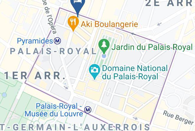 Paris - Hotel Opera Maintenon Maps