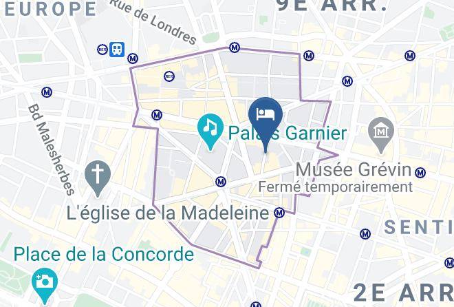 Paris - Hotel 10 Opera Maps