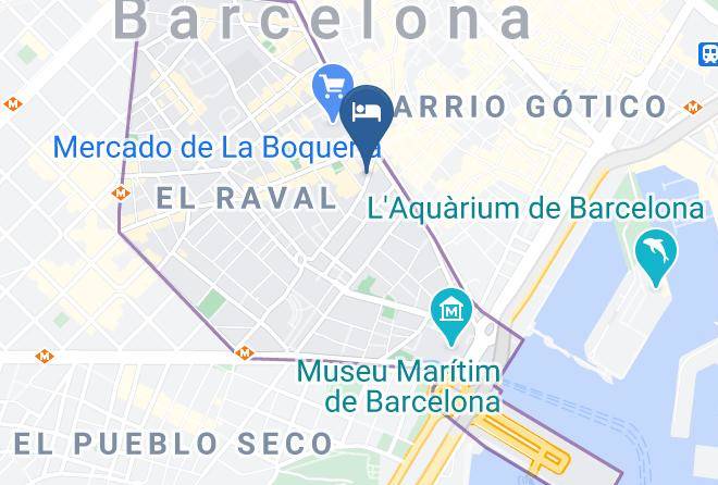 Barcelona - Hotel Operaramblas Maps