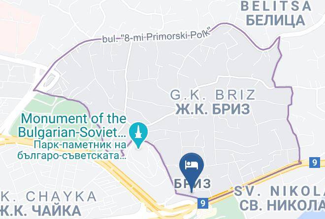 Varna Zhk Briz - Hotel Opu Maps