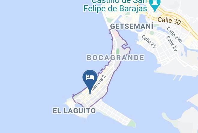 Cartagena De Indias - Hotel Or Opitours Maps