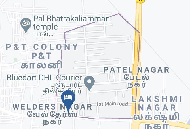Tiruchirappalli - Hotel Orange Blossom Maps