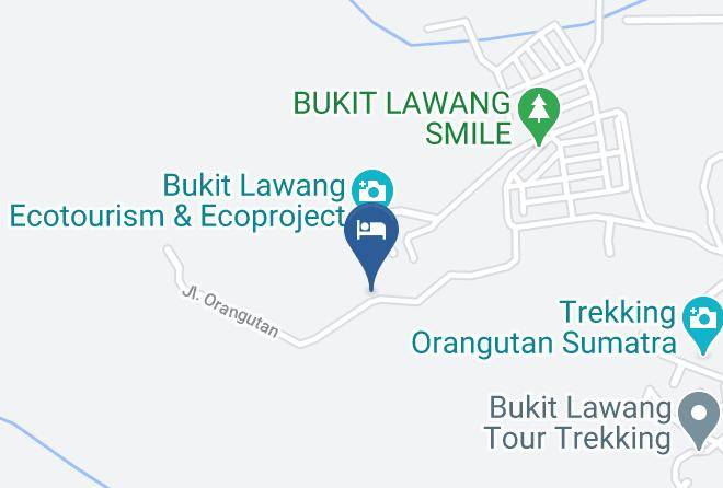 Langkat Regency - Hotel Orangutan Restaurant & Bar Maps