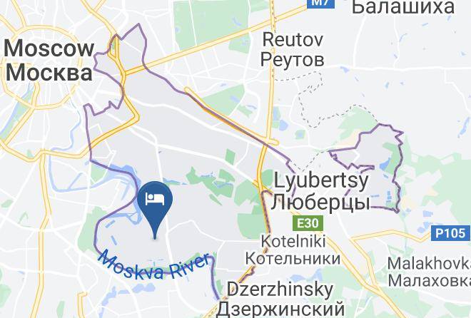 Moscow - Hotel Oranjevii Rai Maps
