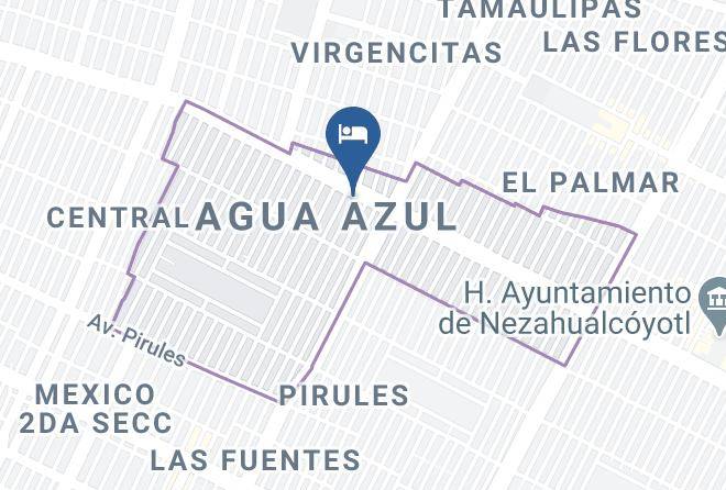 Ciudad Nezahualcoyotl - Hotel Oranye Maps