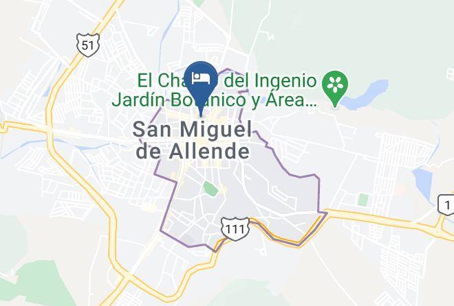 San Miguel De Allende - Hotel Oratorio Galeria Maps