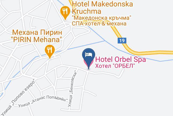 Bansko - Hotel Orbel Spa Maps