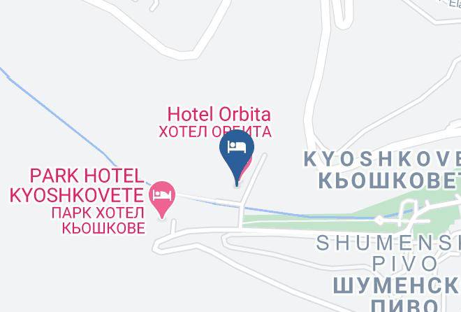 Shumen - Hotel Orbita Maps