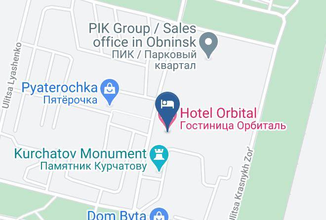 Obninsk - Hotel Orbital Maps