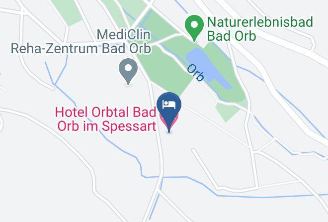 Main Kinzig Kreis - Hotel Orbtal Bad Orb Im Spessart Maps