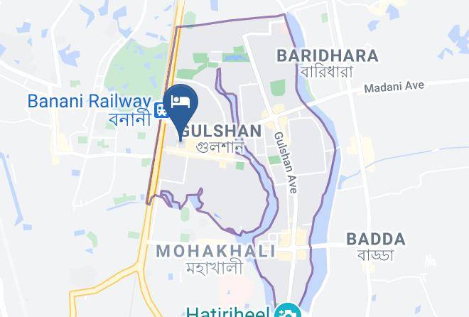 Dhaka - Hotel Orchard Suites Maps