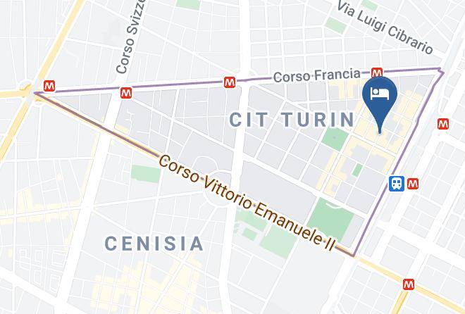 Turin - Hotel Orchidea Maps