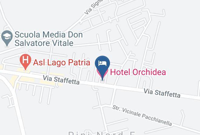Hotel Orchidea Map