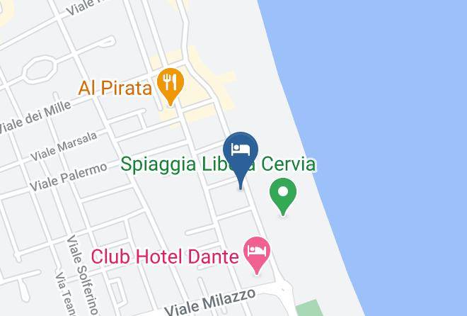 Ravenna - Hotel Orchidea Maps