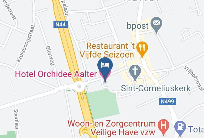 East Flanders - Hotel Orchidee Aalter Maps