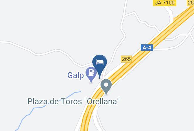 Jaen - Hotel Orellana Perdiz Maps