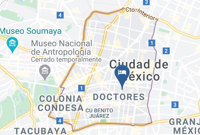 Cuauhtemoc - Hotel Orense Maps