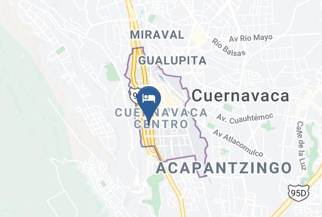 Hotel Boutique & Restaurant Casa De Campo Map - Morelos - Cuernavaca