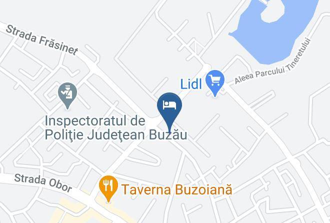 Buzau - Hotel Orhideea Maps
